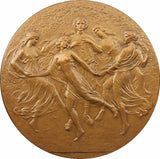 1914 Parsifal by G Devreese bronze medallion